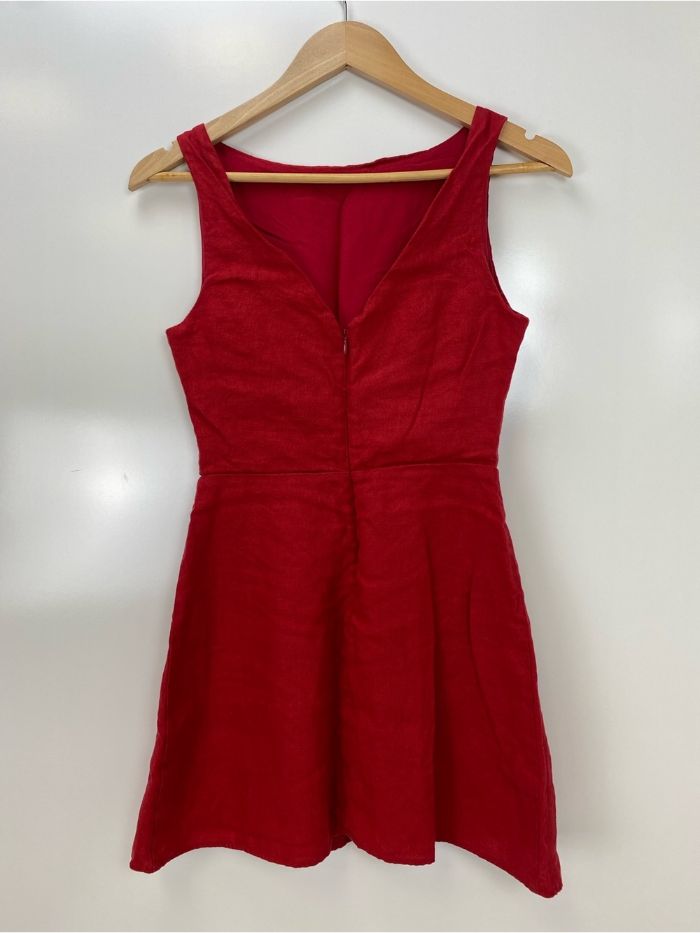 Reformation Red Sleeveless Mini Dress - Picture 4 of 4